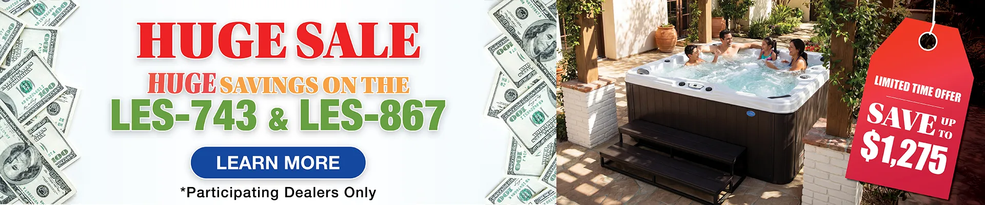 Calspas hot tub being used in a family setting - Taylorsville